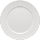 White Flat Plate with Rim 8.2