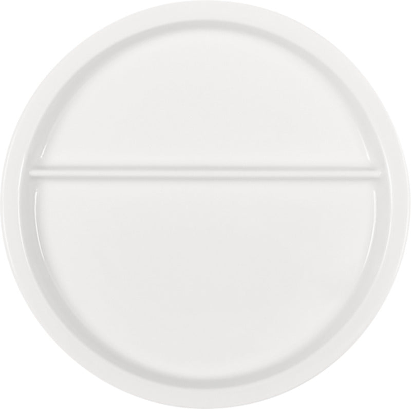 White Two-Part Platter 9