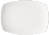 White Rectangular Coupe Platter 12.6