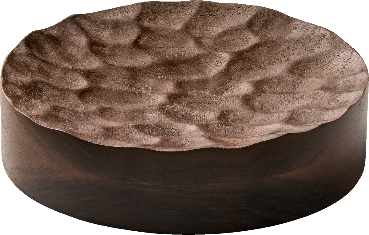 Walnut Round Plateau 5.5