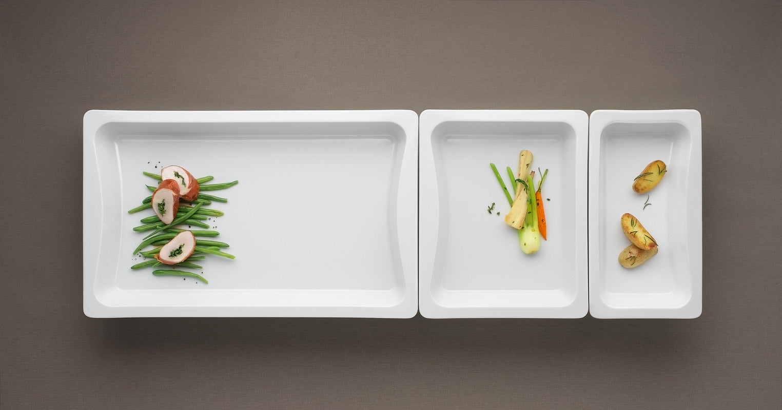 White Rectangular Platter 12.5