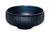 Black Round Relief Bowl 4.7