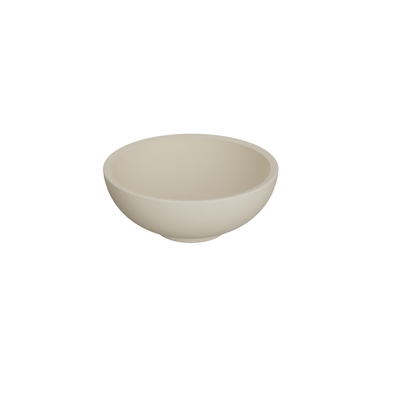 Cream Round Bowl 7.5