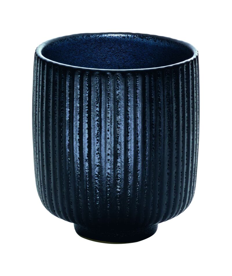 Black Espresso Cup with Relief 2.8